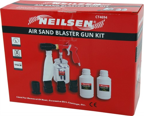 Air sandblaster gun - sandblaster, with